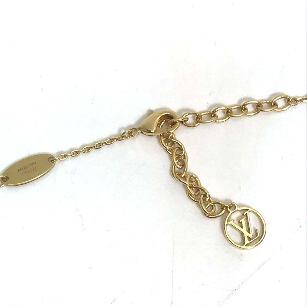 LOUIS VUITTON Gold Necklace - Picture 3 of 6